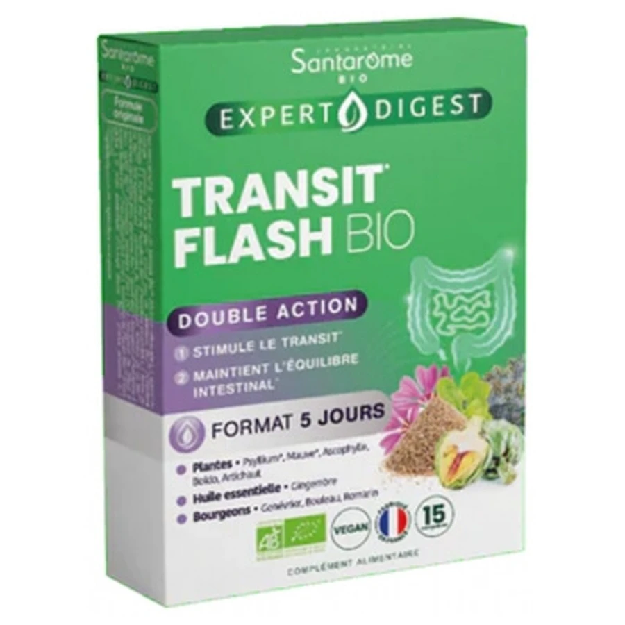 Santarome Transit Flash Organic 15 Tablets