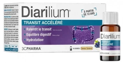 3C Pharma Diarilium Accelerated Transit, 10 Single-Dose Packets