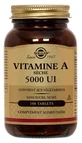 Solgar Vitamina A (seca) 5.000 UI, 100 comprimidos