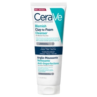Limpiador espumoso de arcilla antiimperfecciones CeraVe, 118 ml