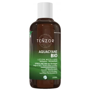 Loción micelar orgánica Teñzor Aquacyane, 250 ml