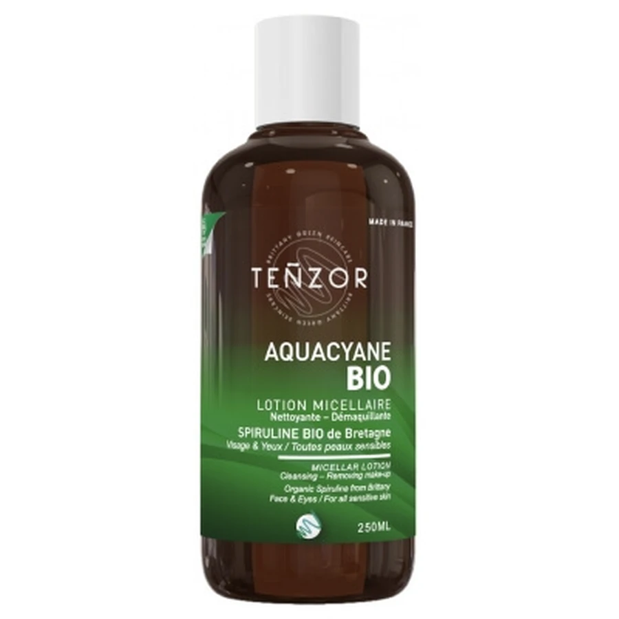 Loción micelar orgánica Teñzor Aquacyane, 250 ml