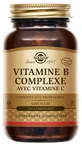 Complejo vitamínico B de Solgar con vitamina C, 100 comprimidos
