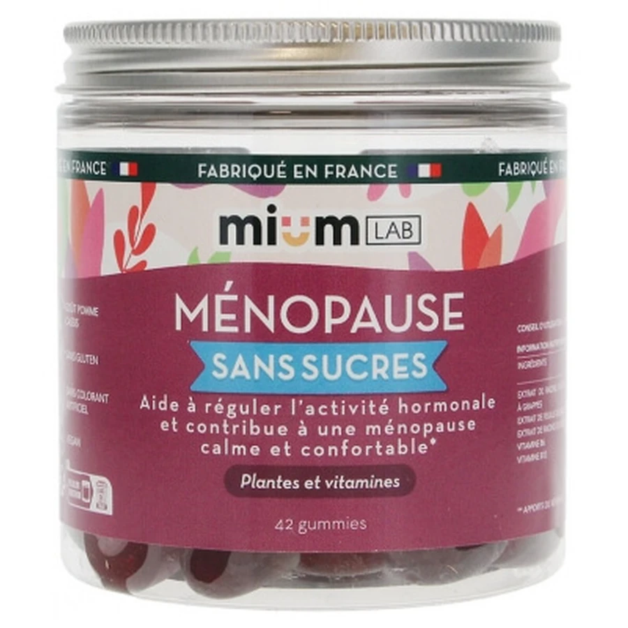 Mium Lab Ménopause Sans Sucres 42 Gummies