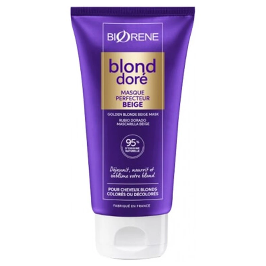 Mascarilla perfeccionadora Biorène Golden Blonde, Beige, 150 ml