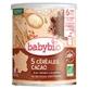 Babybio 5-Grain Cocoa with Whole Grains, 6 Months and Up, Organic, 220 g