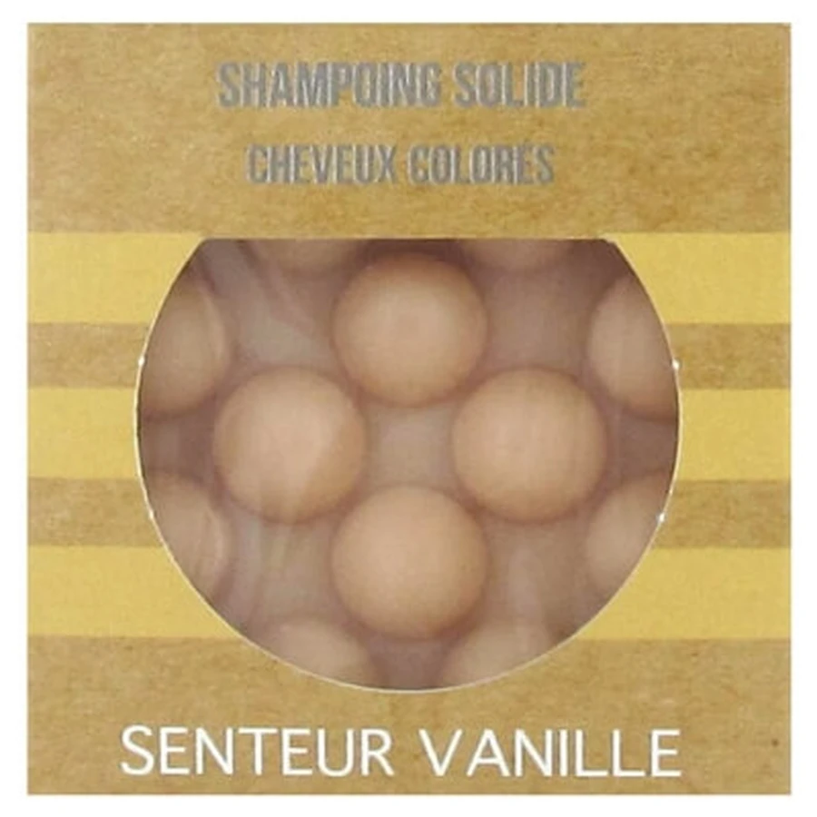 Valdispharm Festes Shampoo für coloriertes Haar, Vanille-Duft, 55 g