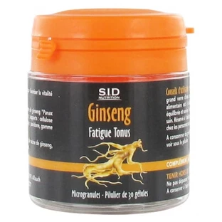 S.I.D Nutrition Fatigue & Energy Ginseng 30 Capsules