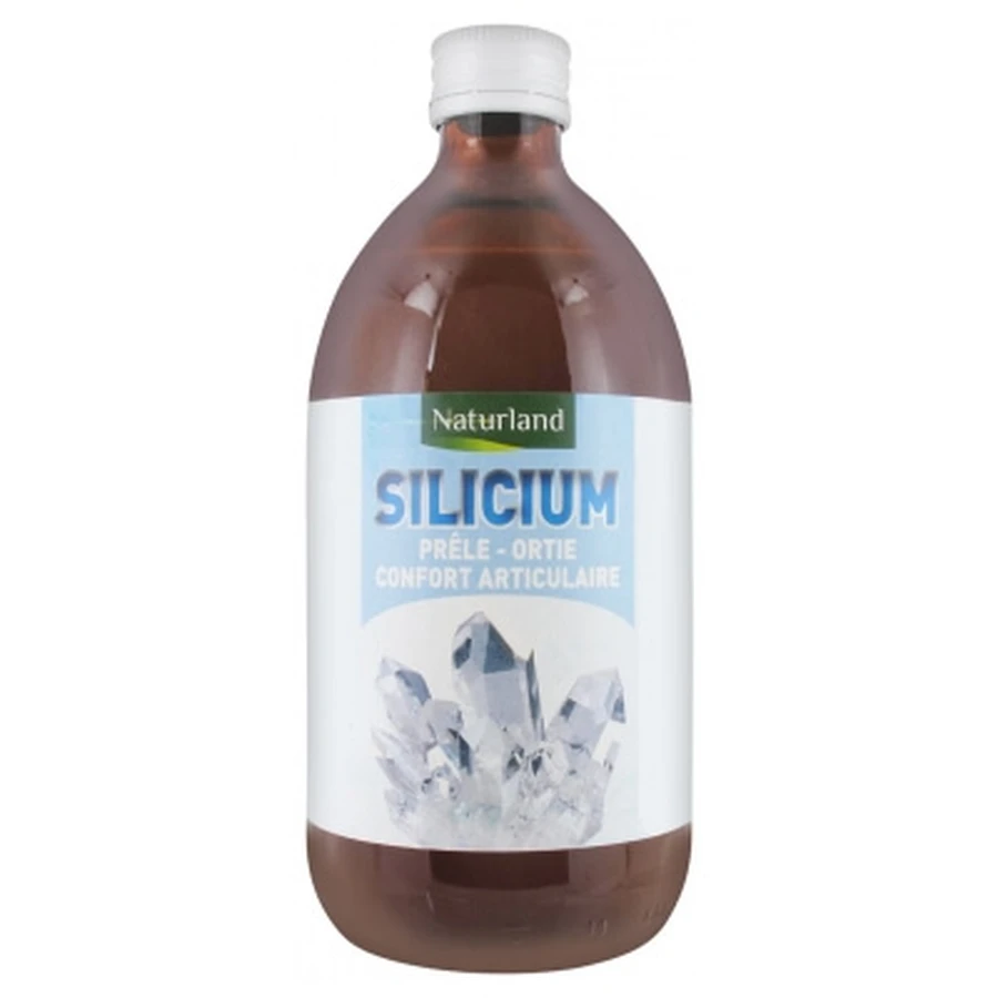 Naturland Silicio, cola de caballo, ortiga, 480 ml