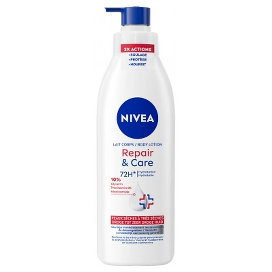 Nivea Repair & Care 72-Stunden-Körperlotion mit 10 % Glycerin, 250 ml
