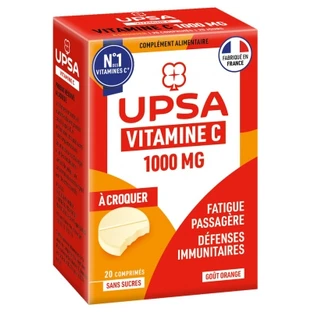 UPSA Vitalité Vitamina C 1000 mg, 20 comprimidos masticables