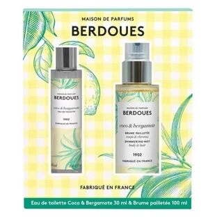 Berdoues Coco & Bergamot Eau de Toilette 30 ml + Coco & Bergamot Glitter Körper- und Haarspray 100 ml