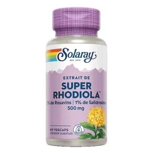 Solaray Super Rhodiola, 60 cápsulas vegetarianas