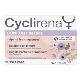3C Pharma Cyclirena Intimate Comfort 30 Capsules