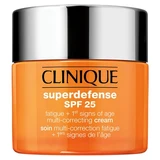 Clinique Superdefense SPF 25, tratamiento multicorrector para el cansancio y los primeros signos de envejecimiento, para pieles muy secas a mixtas, 50 ml