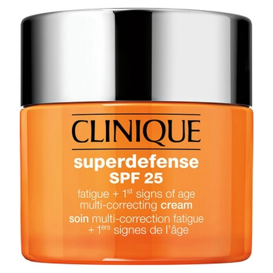 Clinique Superdefense SPF 25 Multi-Correction Treatment tegen vermoeidheid en vroege tekenen van veroudering, voor de zeer droge tot gemengde huid, 50 ml