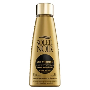 Soleil Noir: Leche autobronceadora ultraintensiva enriquecida con vitaminas, sin filtro solar, 150 ml