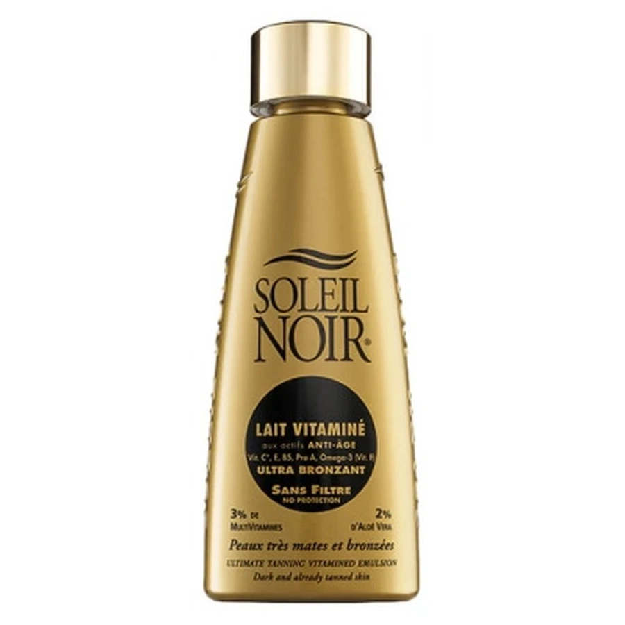 Soleil Noir: Leche autobronceadora ultraintensiva enriquecida con vitaminas, sin filtro solar, 150 ml