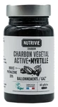 Nutrivie Geactiveerde plantaardige houtskool + bosbes 60 capsules