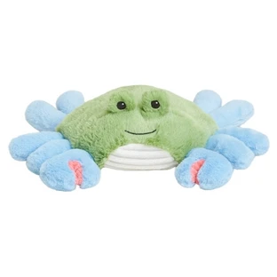Botella de agua caliente «Cangrejo de peluche» de Soframar con funda extraíble