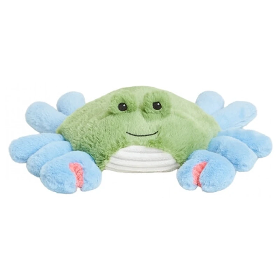 Botella de agua caliente «Cangrejo de peluche» de Soframar con funda extraíble