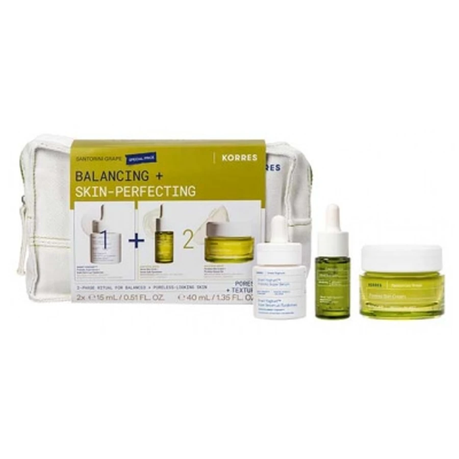 Korres Santorini Grape Balancing Kit + Skin Perfector
