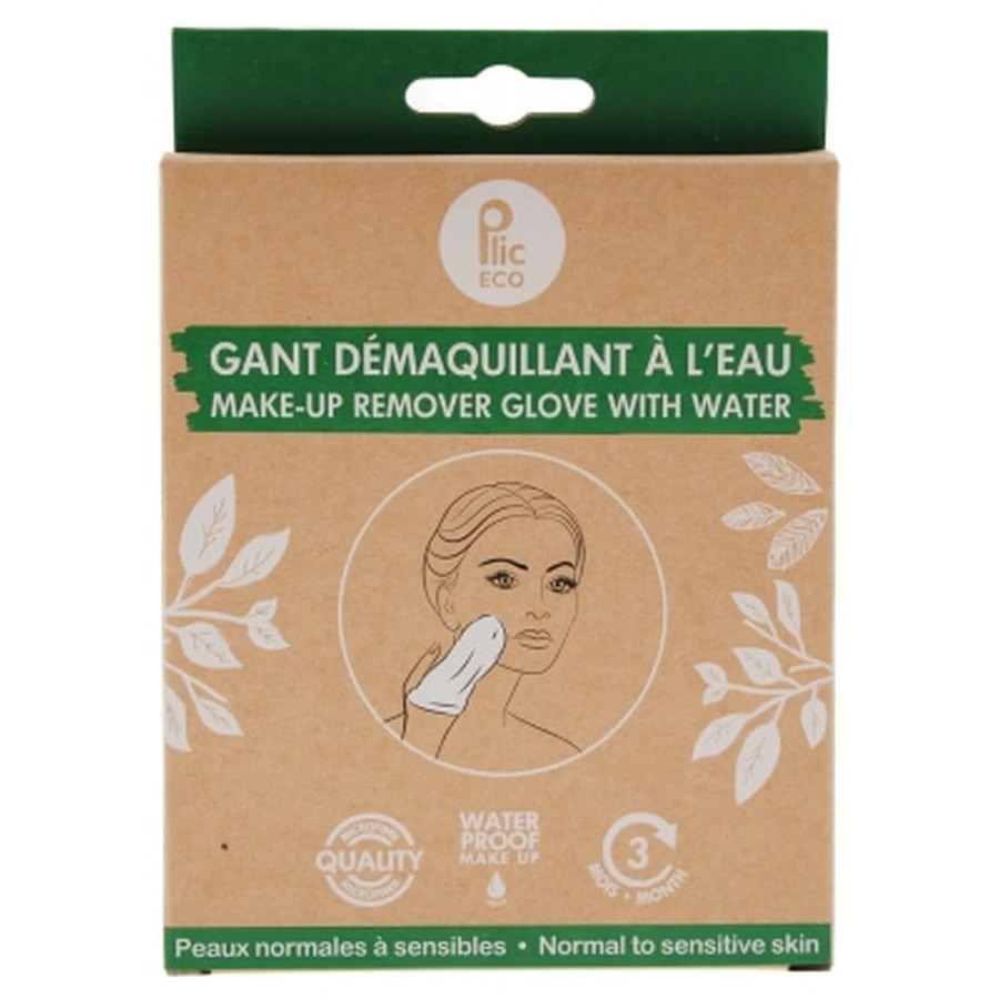 Plic Beauty Gant Démaquillant à l'Eau Peaux Normales à Sensibles