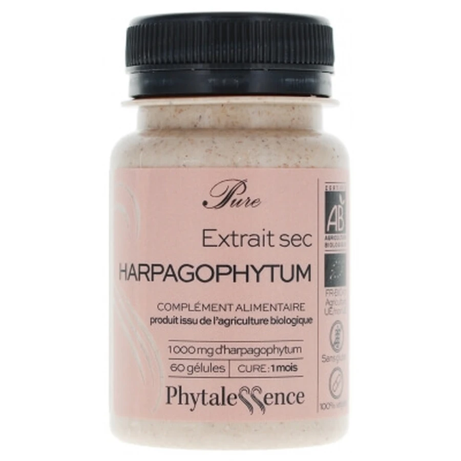 Phytalessence Pure Organic Harpagophytum 60 Capsules