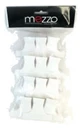 Horquillas para el pelo «Mezzo Small» con estampado de cocodrilo en blanco