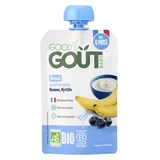 Good Goût Banana-Blueberry Puree, Organic, for Babies 6 Months and Up, 90 g