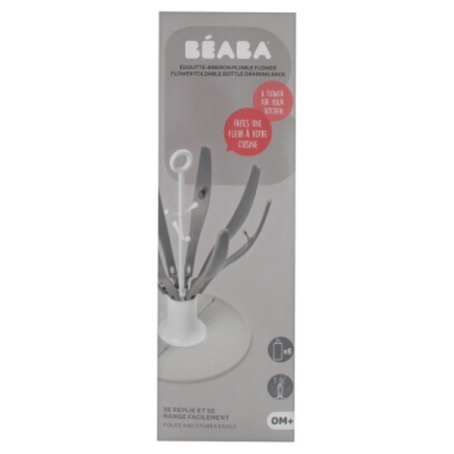 Béaba Flower – zusammenklappbarer Flaschenabtropfständer