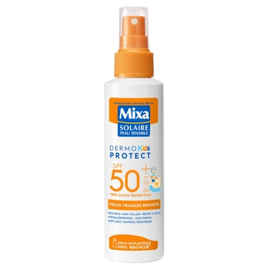 Mixa Dermo Kids Protect Zonnebrandspray voor kinderen met een gevoelige huid SPF 50+ 175 ml