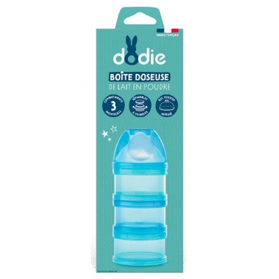 Caja dispensadora Dodie de 3 compartimentos