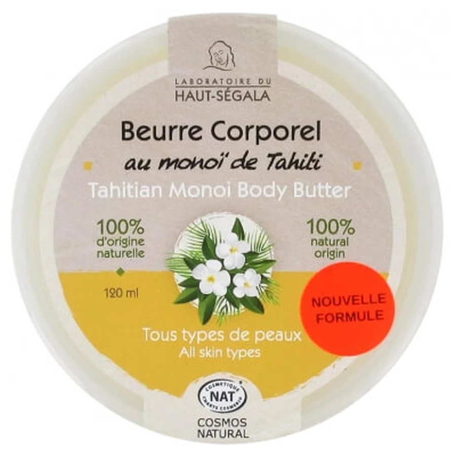 Laboratoire du Haut-Ségala Beurre Corporel au Monoï de Tahiti 120 ml