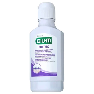 GUM Ortho Anti-Plaque Fluorid-Mundwasser, 300 ml