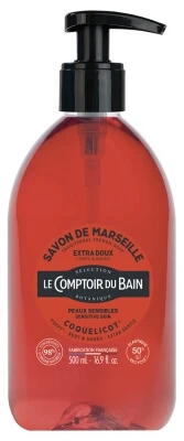 Le Comptoir du Bain Marseille Soap, Poppy, 500 ml