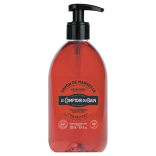 Jabón de Marsella «Le Comptoir du Bain», Amapola, 500 ml