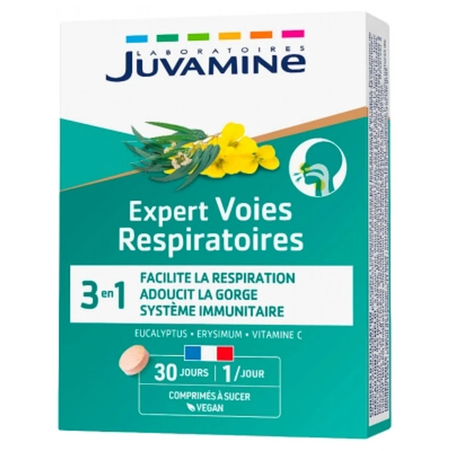 Juvamine Expert 3-in-1 Ademhalingssysteem 30 zuigtabletten