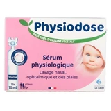 Physiodose Sterile Saline Solution, 30 Plant-Based Single-Dose Vials, 10 ml