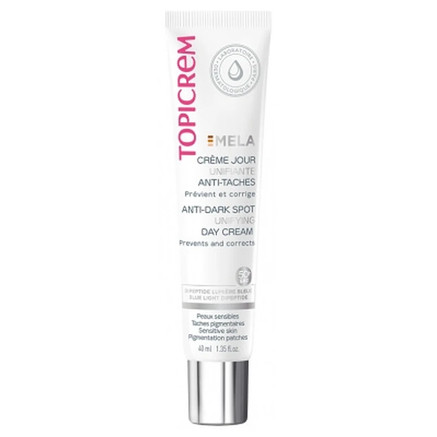 Topicrem MELA Dagcrème tegen pigmentvlekken en voor een egale teint SPF50+ 40 ml