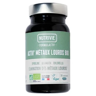 Nutrivie Organic Heavy Metal Complex, 30 Tablets