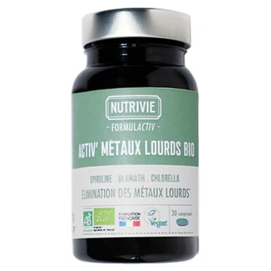 Nutrivie Organic Heavy Metal Complex, 30 Tablets