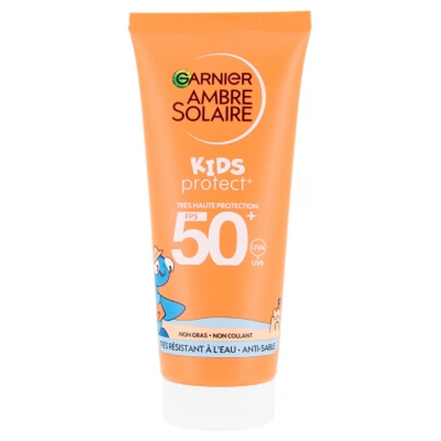 Loción solar Garnier Ambre Solaire Kids Protect, SPF 50+, 100 ml