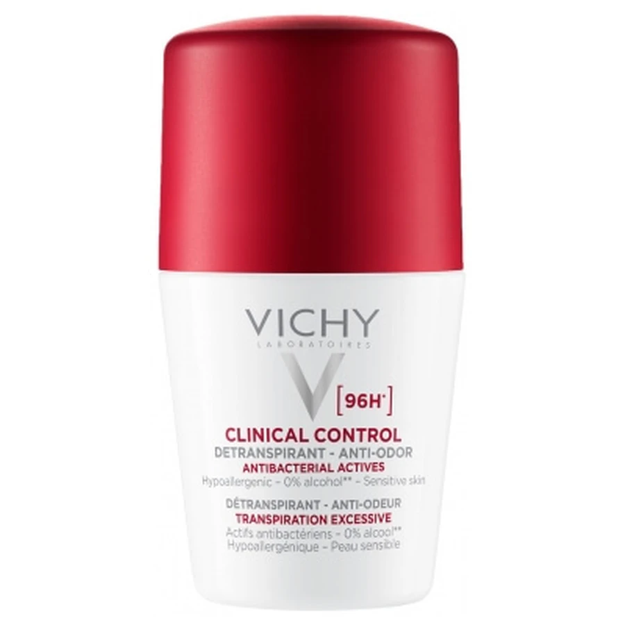 Vichy 96H Clinical Control Antitranspirant en Deodorant Roll-On, 50 ml
