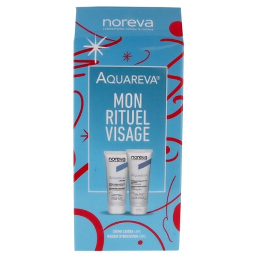 Noreva Aquareva 24-Hour Lightweight Moisturizing Cream 40 ml + Express Hydrating Mask 50 ml