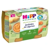 HiPP Garden Delights: Mezcla de verduras ecológicas para bebés a partir de los 6 meses, 2 tarros