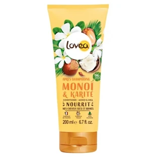 Acondicionador Lovea con monoï y manteca de karité, 200 ml