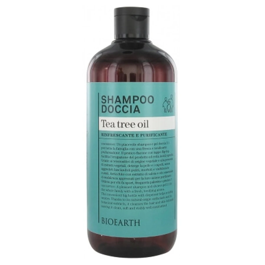 Bioearth Family Teebaumöl-Shampoo und Duschgel, 500 ml