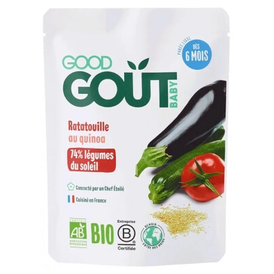 Good Goût Organic Quinoa Ratatouille, for Babies 6 Months and Up, 190 g