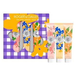Roger & Gallet-set van drie handcrèmes: Fig Blossom, Vanilla Soleil en Neroli — 3 x 30 ml